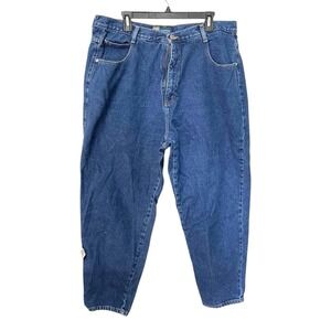 Avenue Blues Womens 20 Avg Denim Blue Jeans 36x29 Tapered Leg Mom Core Casual